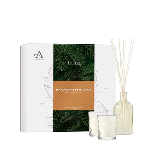 Arran Mandarin And Petitgrain Home Fragrance Gift Set